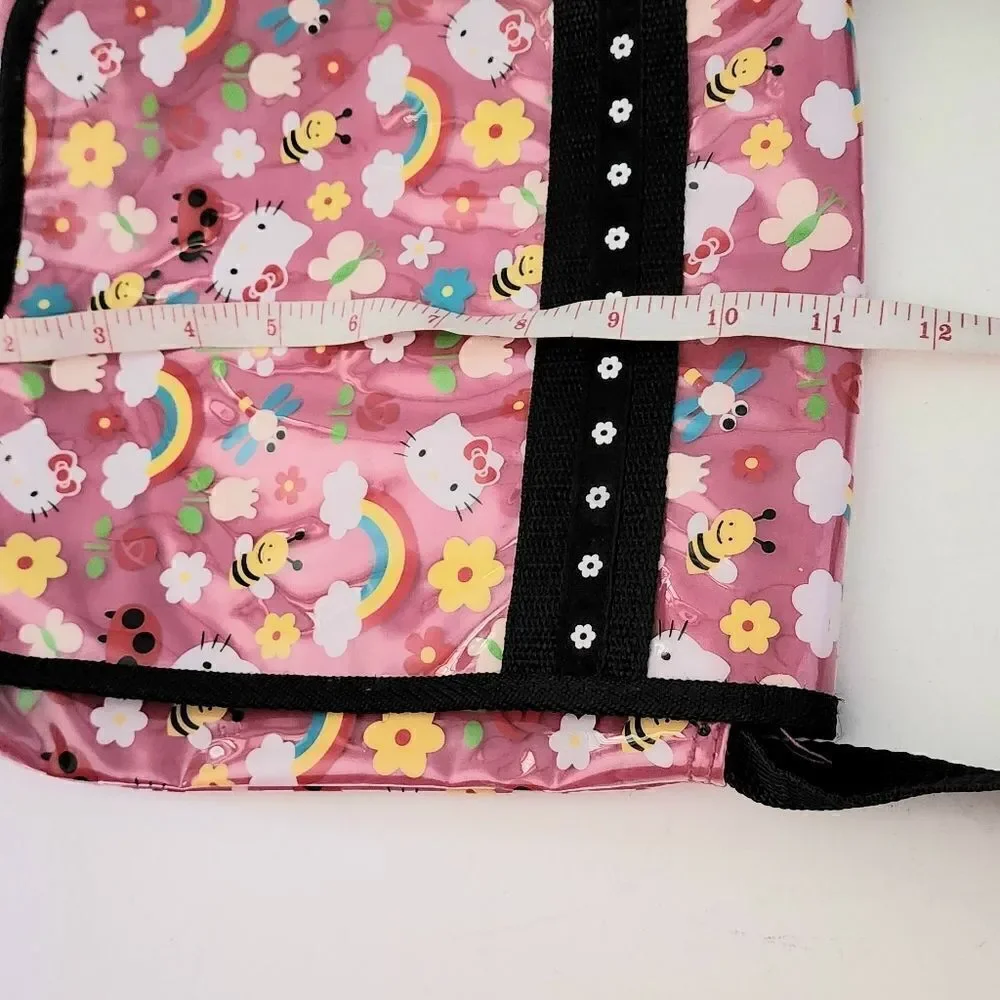Hello Kitty Sanrio Girls Crossbody Messenger Bag Pink Rainbow Kitty